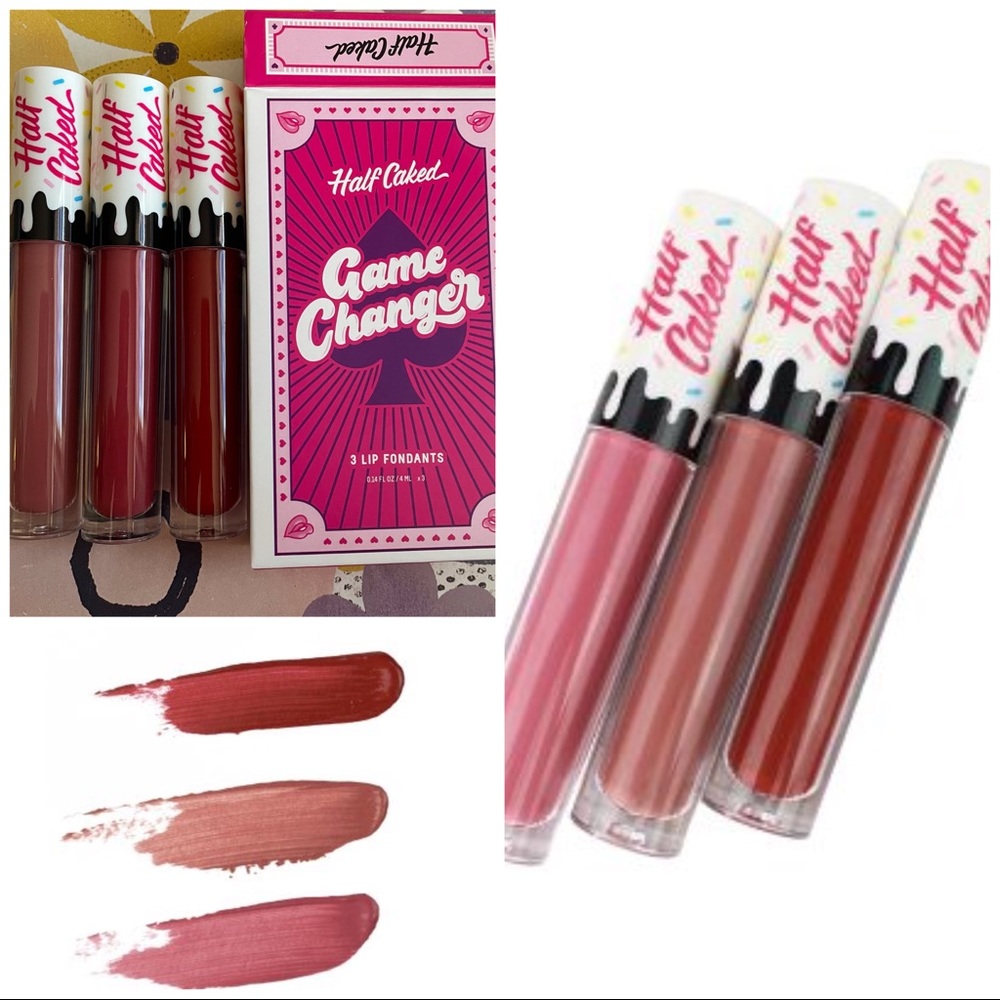NWB | Half Caked - Game Changer Lip Trio